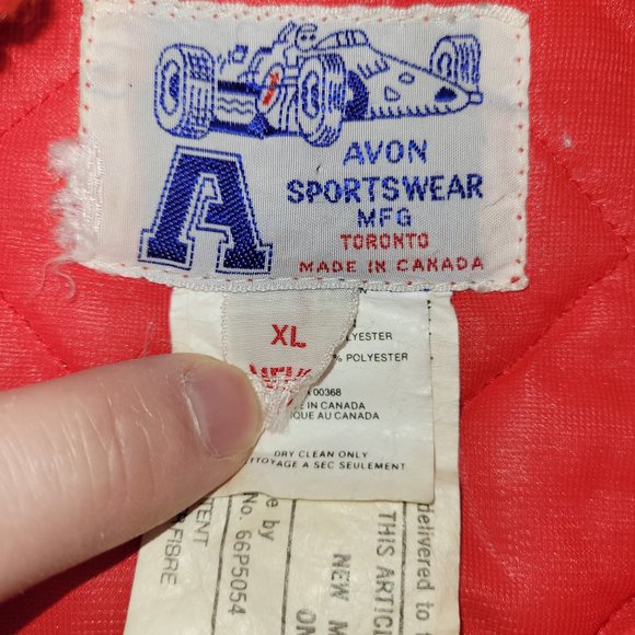 Belarus Tractors Implements Vintage Lined Zip-Up Jacket Avon Sportswear Mens XL - Picture 3 of 6